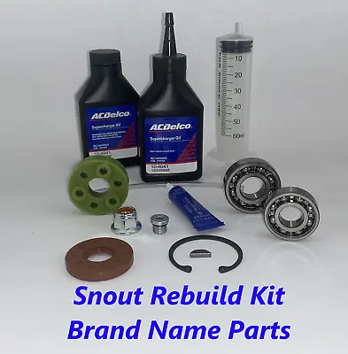 $69.49 • Buy Ford Thunderbird V6 3.8 Supercharger Snout Rebuild Kit Upgraded Oil Fill Coupler