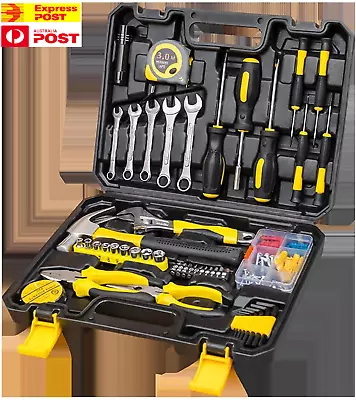 88 Pcs Mechanics Tool Set Socket Wrench SetAuto Home Repair Hand Tool Kit W/Box • $56.80