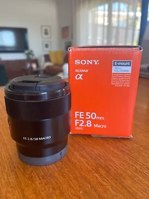 $600 • Buy Sony - SEL50M28 - Full Frame E-Mount FE 50mm F2.8 MACRO Lens
