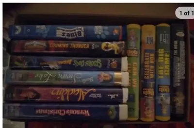 VHS Tapes Lot Of 10 Contains A Disney Black Diamond Video • $10