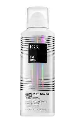IGK BIG TIME Volume & Thickening Mousse 6.2 Oz • $26.43