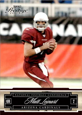 2007 Playoff Prestige Matt Leinart 4 Arizona Cardinals • $1.59