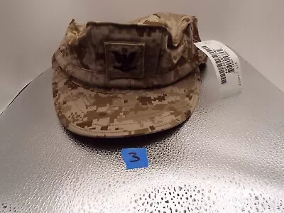  US Navy NWU Type II  Desert Uniform Hat Utility 8 Point Cap With E3 Patch  • $19.99