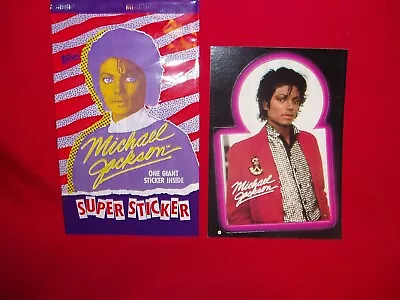 Michael Jackson Topps 1984 Super Sticker Card # 1 New/Sealed • $4.75