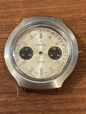 Valjoux 7733 Steel Case Diameter 3976 Mm Without Buttons +1 Lanco Dial • $119