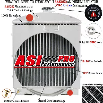ASI 4 Row Radiator Fit Case IH Harvester B275 B414 276 434 3041405R91 845198R92 • $189