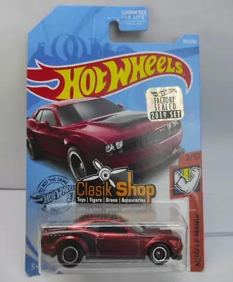 Hot Wheels Super Treasure Hunt 18 Dodge Challenger Demon SRT Factory Sealed 2019 • $73