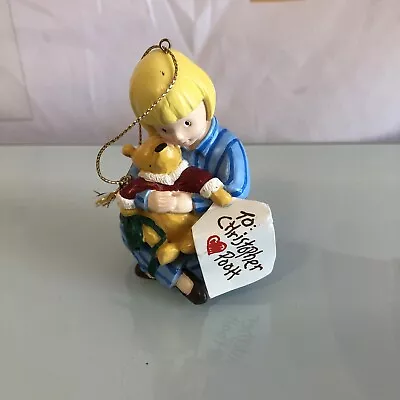 Adorable! Classic Winnie The Pooh & Christopher Robin Disney / Midwest Ornament • $20