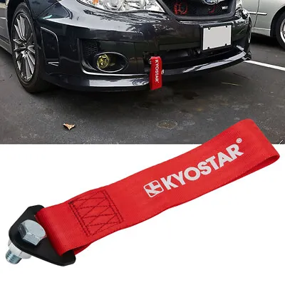 $16.37 • Buy Universal High Strength JDM KYOSTAR Racing Front&Rear Tow Towing Strap Belt Hook