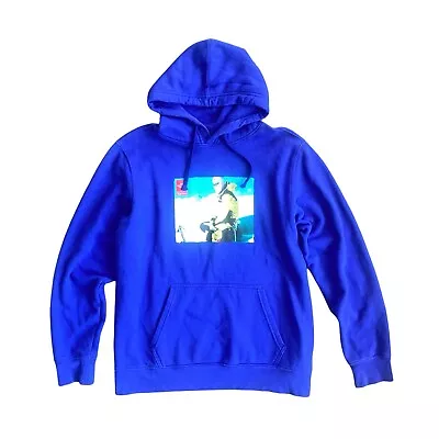 The North Face X Supreme Hoodie Sweatshirt Large Blue Graphic Hooded Photo • $98