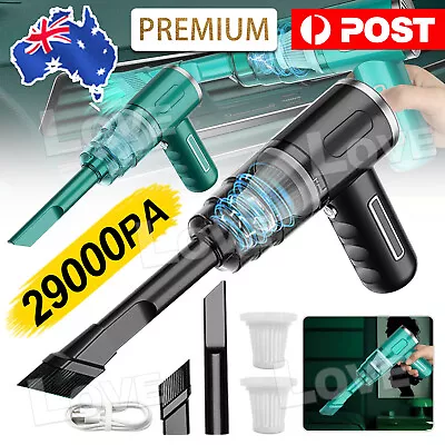 $21.85 • Buy 29000PA Mini Wireless Vacuum Cleaner Car Handheld Vacuum Powers USB Rechargeable