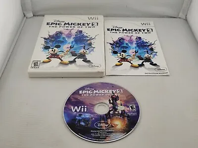 Epic Mickey 2: The Power Of Two For Nintendo Wii Complete In Great Shape • $10.49