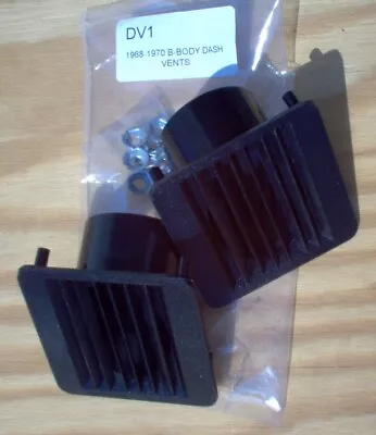 MOPAR Defroster Dash Vents 68 69 70 B Body Dodge Plymouth GTX Super Bee NEW DV1 • $50