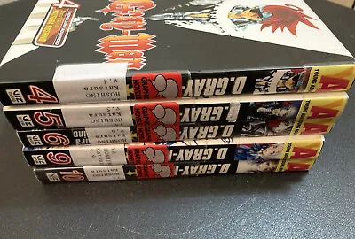 Lot Of 5 D. Gray-Man Series Manga Vol 4 5 6 9 10 English Viz Shonen Jump • $18.82