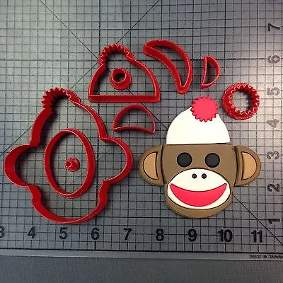 Sock Monkey Cookie Cutter Set • $6.50