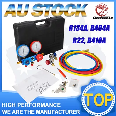 R134A R404A HVAC A/C Refrigeration Charging Service Manifold Gauge Diagno Tools • $76