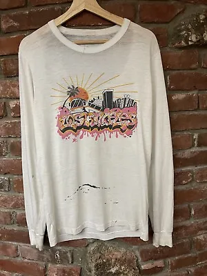 Vintage 80s 90s Los Angeles Graffiti Shirt M Paint Distressed Wildstyle Hip Hop • $250