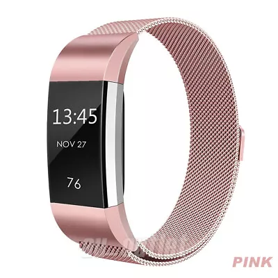 For Fitbit Charge 2 Band Metal Stainless Steel Milanese Loop Wristband Strap • $10.95