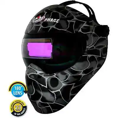 Save Phace 3010059 Gen X EFP Welding Helmet Custom Black Asp Graphics Includes S • $133.50