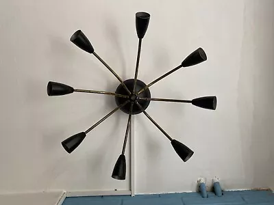 Vintage Mid Century Spider Sputnik Space Age Lamp Ceiling Atomic Design Light • $250