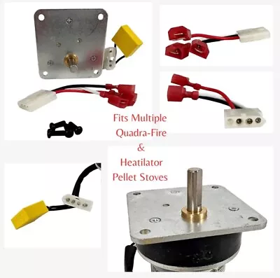 812-4421 Quadrafire & Heatilator Pellet Stove Auger Feed Motor NBK20077 • $104.99