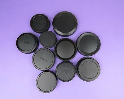 Rear Lens Cover Cap For Canon SonyNEXNikonOlympusFD M42OM 4/3 System Lens • £3.95