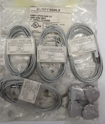 $30.99 • Buy Erico P# Sld2y300l3 , 2mm Wire Rope, Y  Toggle W/300mm Caddy Speed Link-lot Of 4
