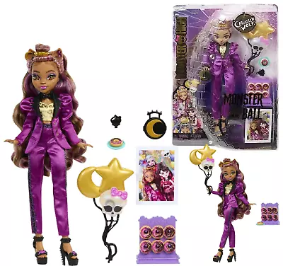 Monster High Clawdeen Wolf Fashion Doll In Monster Ball Party Fashion With Acces • $19.99