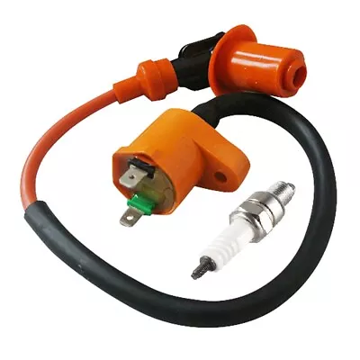 Racing Ignition Coil Module Spark Plug For GY6 50cc 125cc 150cc Moped Scooter • $9.29