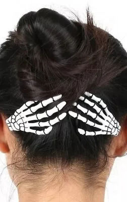 Skeleton Hand Hair Clips • $3.50