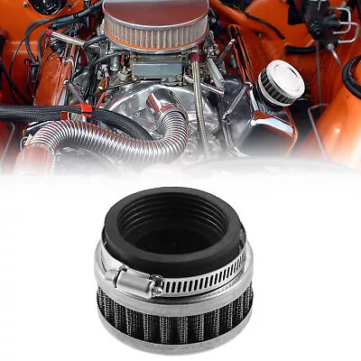 Universal 48-50mm Straight Air Filter Cleaner Round Tapered For Motorcycle • £8.99