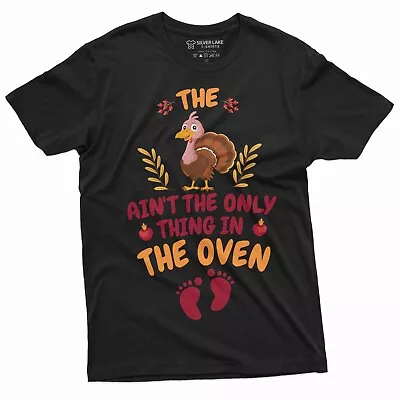 Thanksgiving Pregnancy Announcement T-shirt New Baby Expecting Mom Tee Shirt • $17.28