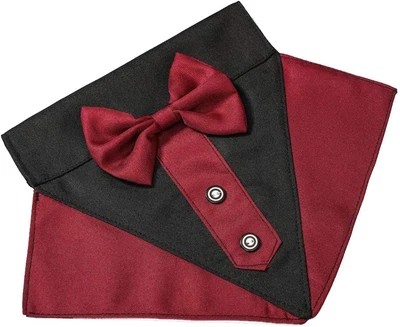 £16.36 • Buy YOFASEN Dog Adjustable Bowtie Collar - Pet Dog Bandanas Neckerchief Scarf Bibs