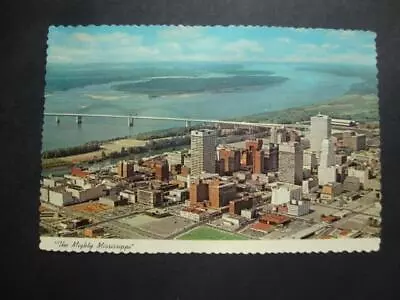 Railfans2 284) Downtown Memphis Tennessee Hotels Mississippi River Mud Island • $5.95
