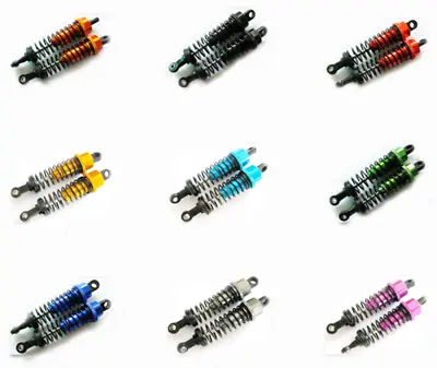 Adjustable Metal Oil Shocks 70mm 285004 2Pcs  Fit 1:16 1:18 RC HSP Himoto Car • $7.58