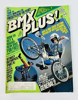 BMX PLUS! Magazine (May 1987) Volume 10 Number 5 • $44.94