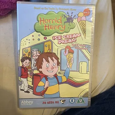 Horrid Henry's Ice Cream Dream DVD Children (2010) Horrid Henry New • £5.49