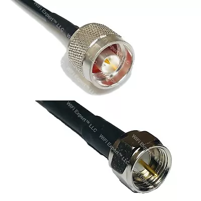 RG58 N MALE To F MALE Coaxial RF Cable USA-Ship Lot • $11.49