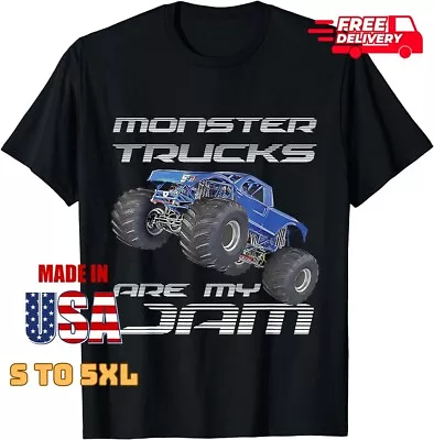 Monster Trucks Are My Jam Shirt For Monster Truck Fans T-shirt Freeship • $9.21