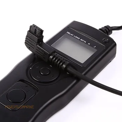 LCD Timer Intervalometer Remote For Sony A900 A100 A700 A200 A300 A350 A560 A550 • £13.99
