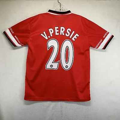 Robin Van Persie Manchester United Coach Jersey Shirt Mens Size Small • $24.99