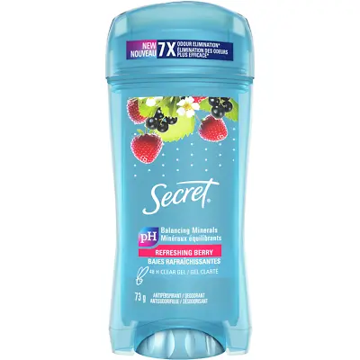 £14.99 • Buy Secret Clear Gel Antiperspirant And Deodorant, Berry Scent , 73g