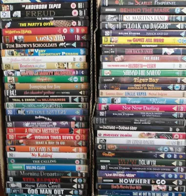 Classic Films Dvd From The 40's 50's 60's 70's Multi Purchase Discount Freepost • £2.99