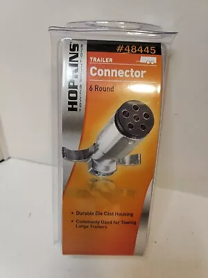 Round Trailer End ConnectorTowing Solution 48445 6-Pole Hopkins • $10.35