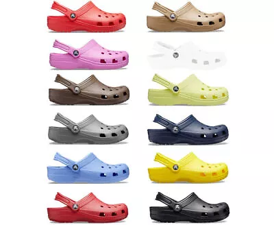 Unisex Crocs Clog Sandals Slip On Womens Mens Shoe Water-Friendly Beach Slippers • $25.94