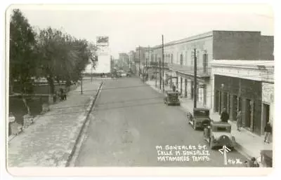 C1930s Matamoros Mexico M. Gonzales Street Real Photo • $8