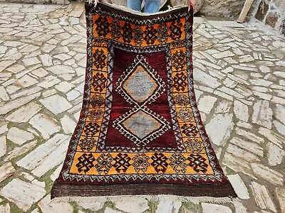 Turksih Konya Shaggy TulüLong Pile RugNavajo RugGoat Hair RugFlokati Rug • £519.56