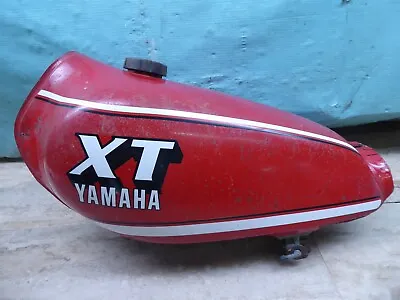1980's Yamaha XT500 XT250 Enduro Original Gas Fuel Tank PL1071-T12+ • $139.99