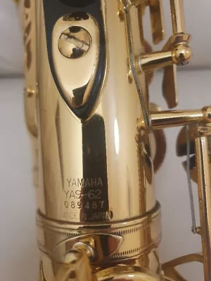 Yamaha YAS 62 Alto Saxophone Made In Japan • £1299