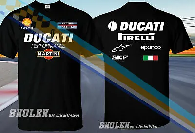 Limited Ducati Performance Martini Shell Motorcycle Sport Racing T-shirt • $31.99